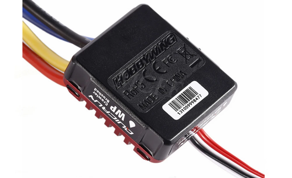 Hobbywing QuicRun WP 1080 гусеничный Whaterproof матовый ESC встроенный BEC 2-3S Lipo со светодиодный программной картой для 1/10 1/8 RC автомобилей