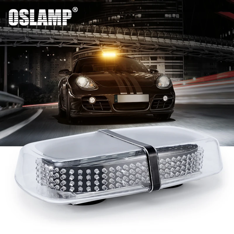 Oslamp 1 шт. светодиодная сигнальная лампа желтый/янтарный мигающий свет авто