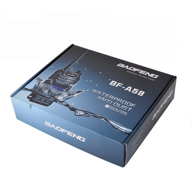 Baofeng bf A58 walkie talkie 136-174mhz 400-520mhz dual band VHF UHF powerful for hunting CB ham radio transceiver | Мобильные