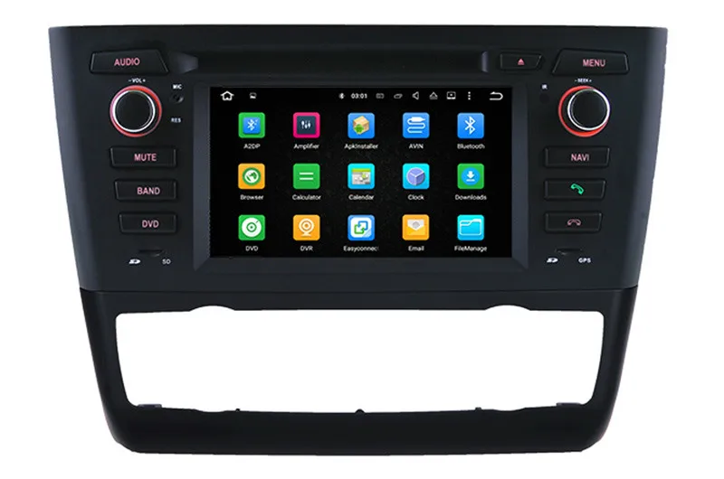 Автомобильный DVD плеер Android 8 0 для BMW 1 серии E81 E82 E87 E88 с GPS навигацией Радио BT USB SD AUX