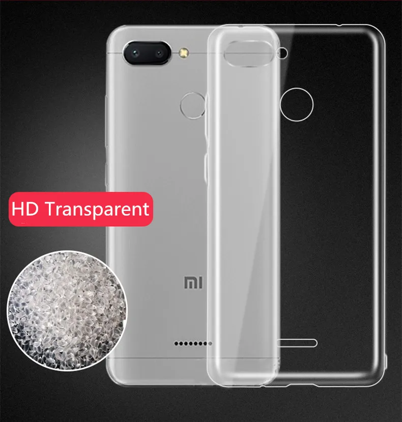 MPCQC Прозрачные Crystal Clear кремния задняя крышка чехол для телефона Xiaomi mi 8 Lite A2 x 2 S 3 6X