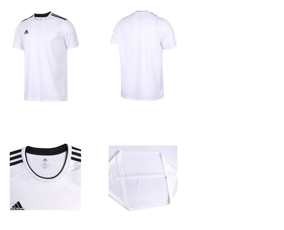 Новое поступление Adidas Для мужчин футболки с коротким рукавом спортивная
