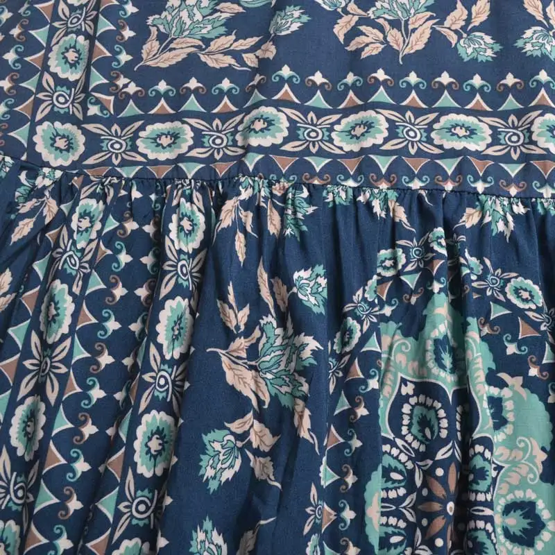 Boho Insiredblue с цветочным принтом летние платья костюм с сексуальным вырезом и открытой спиной, сексуальное Для женщин макси платье без рукавов с длинными кисточками платье в стиле Boho-Chic Vestido