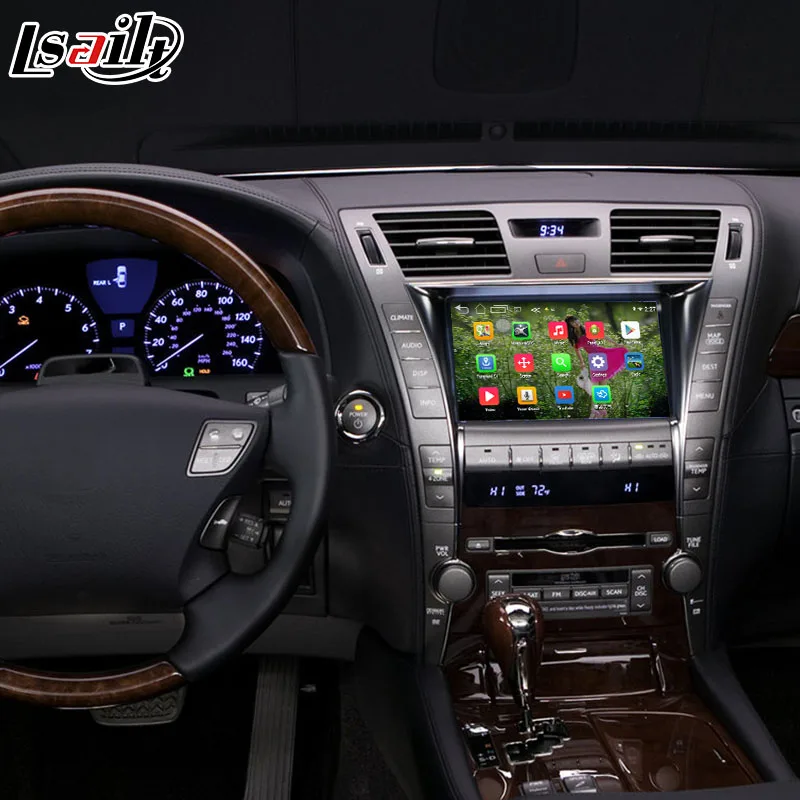Android навигационная коробка для Lexus LS600h LS460 2005 2009 видеоинтерфейса и т. Д. С carplay GVIF