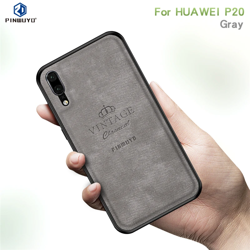 For Huawei P20 Case Cover Vintage PU Leather PC Hard Fitted Cases Protection Phone Shell 5.8'' | Мобильные телефоны и