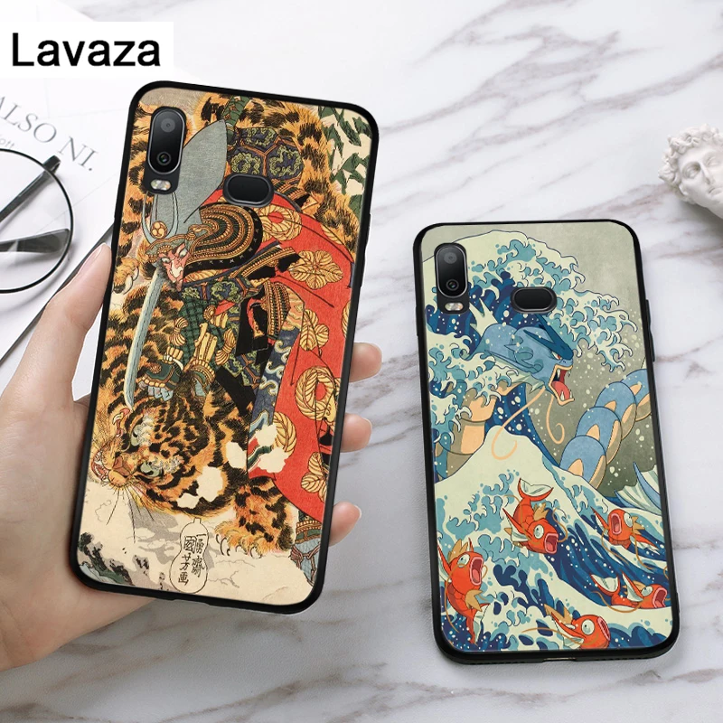 Японский стиль японского силиконового чехол для Samsung A2 Core A3 A5 A6 плюс A7 A8 A9 A10 A30 A50 A60