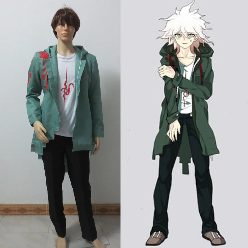 Костюм для косплея Super Dangan Ronpa 2 Nagito Komaeda полный комплект|komaeda nagito cosplay costume|cosplay