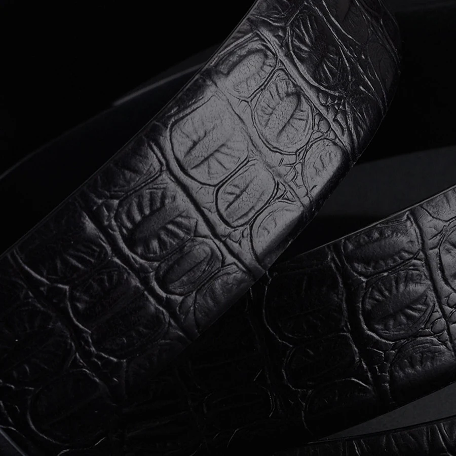 

2020 new design belt high quality men genuine leather strap trousers luxury suit ciartuar brass automatic buckle free shipping