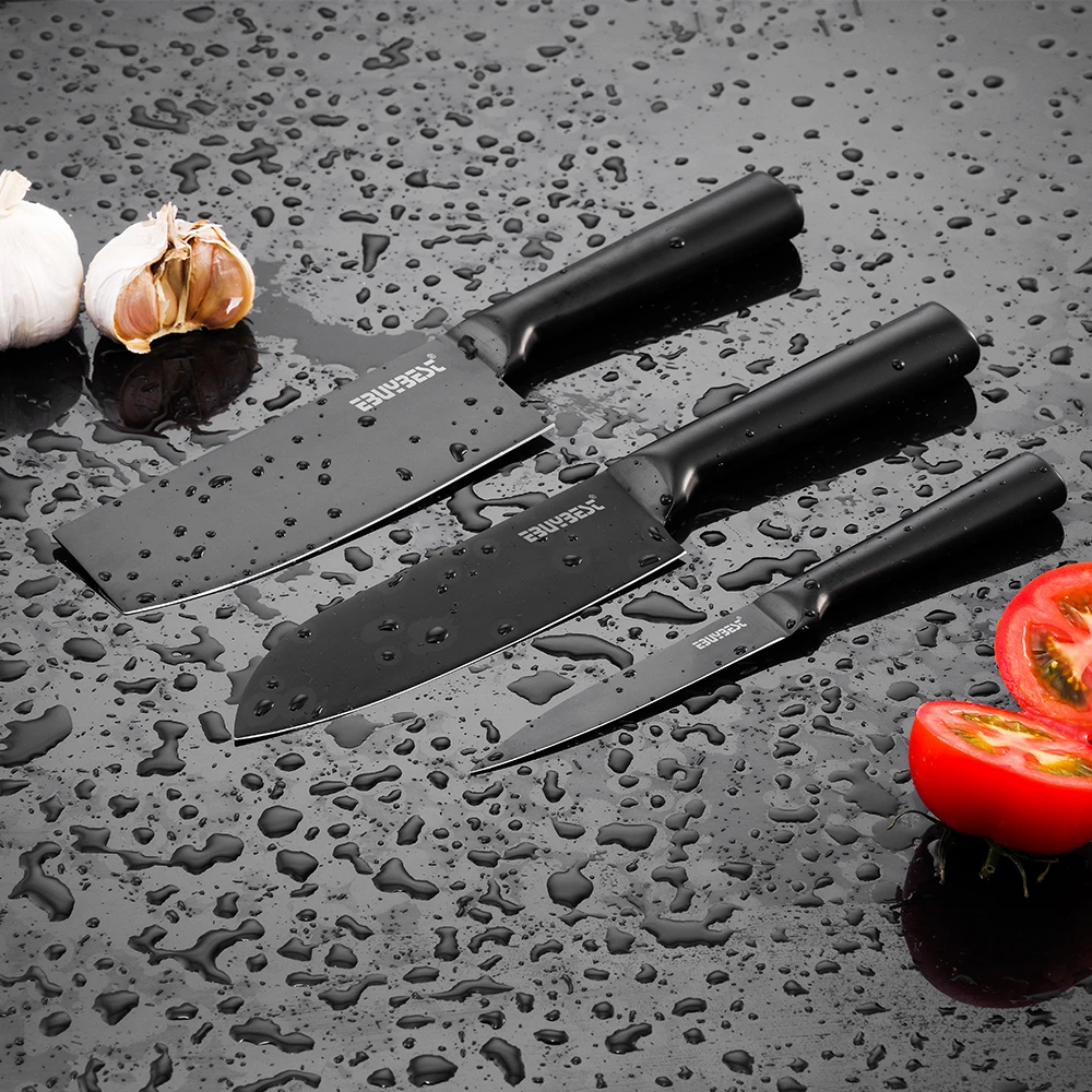 Кухонные ножи из нержавеющей стали японские Santoku ультра острые для чистки овощей