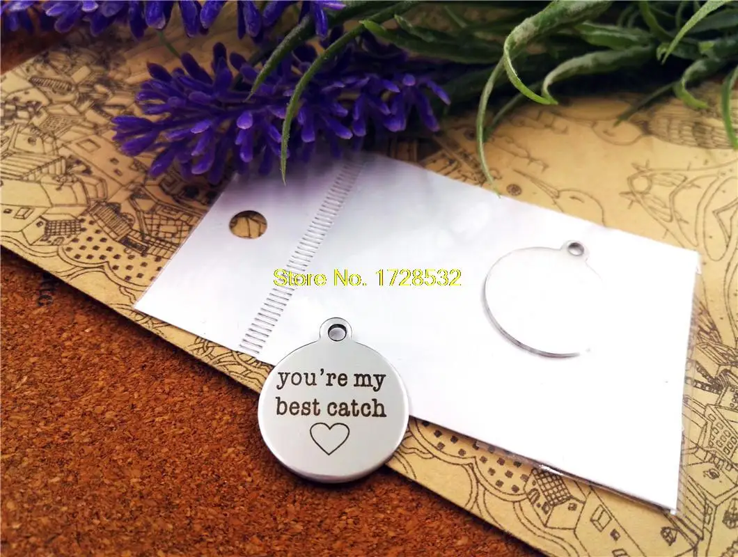 

10 шт.-подвески из нержавеющей стали «Вы мое лучшее сердце» DIY Подвески для ожерелья/браслета/брелка DIY ювелирные изделия