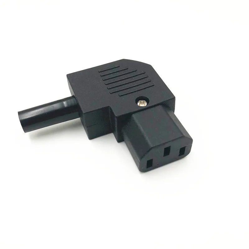 IEC C13 прямоугольный горизонтальный соединитель 125 V 250 90 штекер