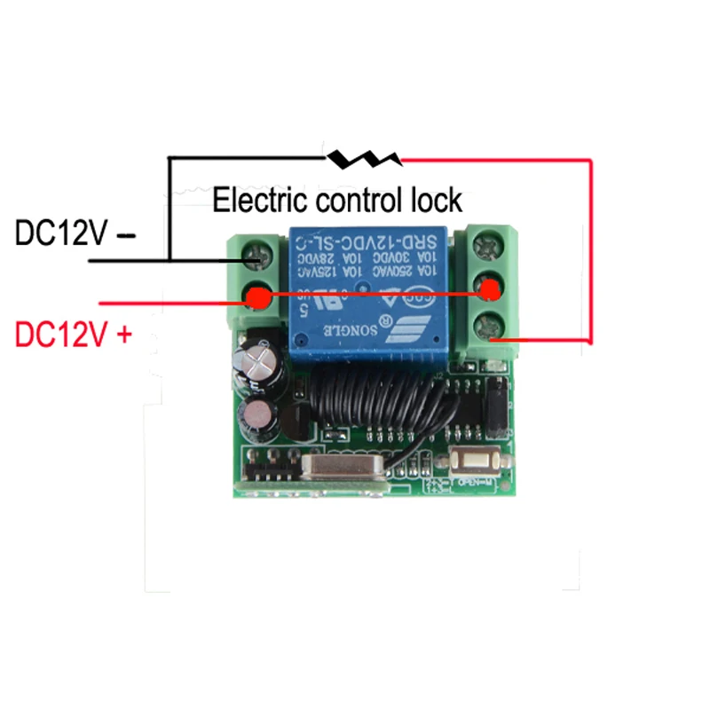 Беспроводной РЧ переключатель с дистанционным управлением DC 12v 10A 1CH передатчик +