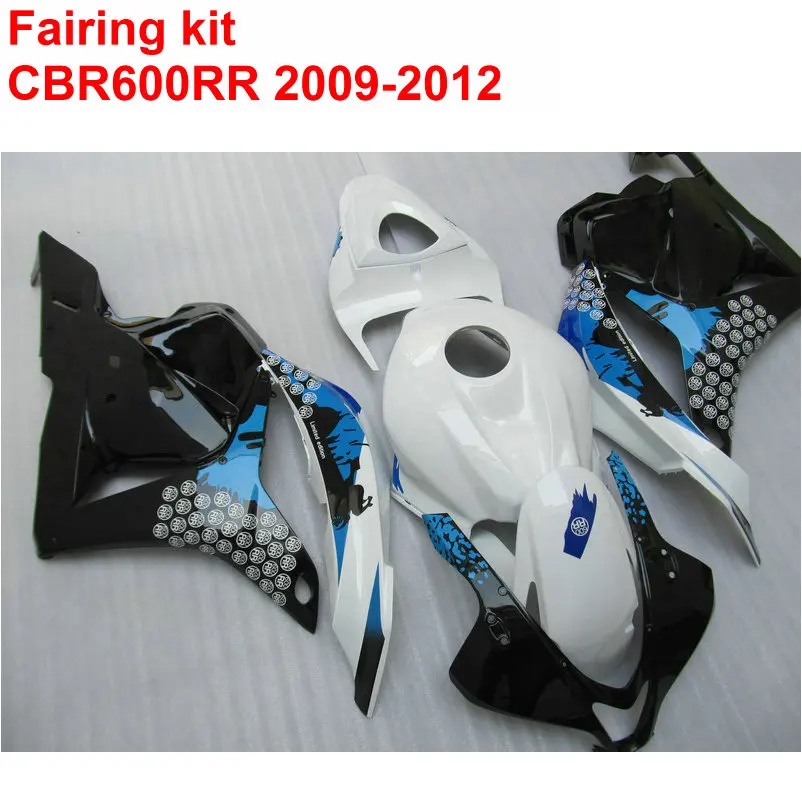 Комплект обтекателей из АБС пластика для HONDA CBR600RR 2009 2011 2012 синие белые черные