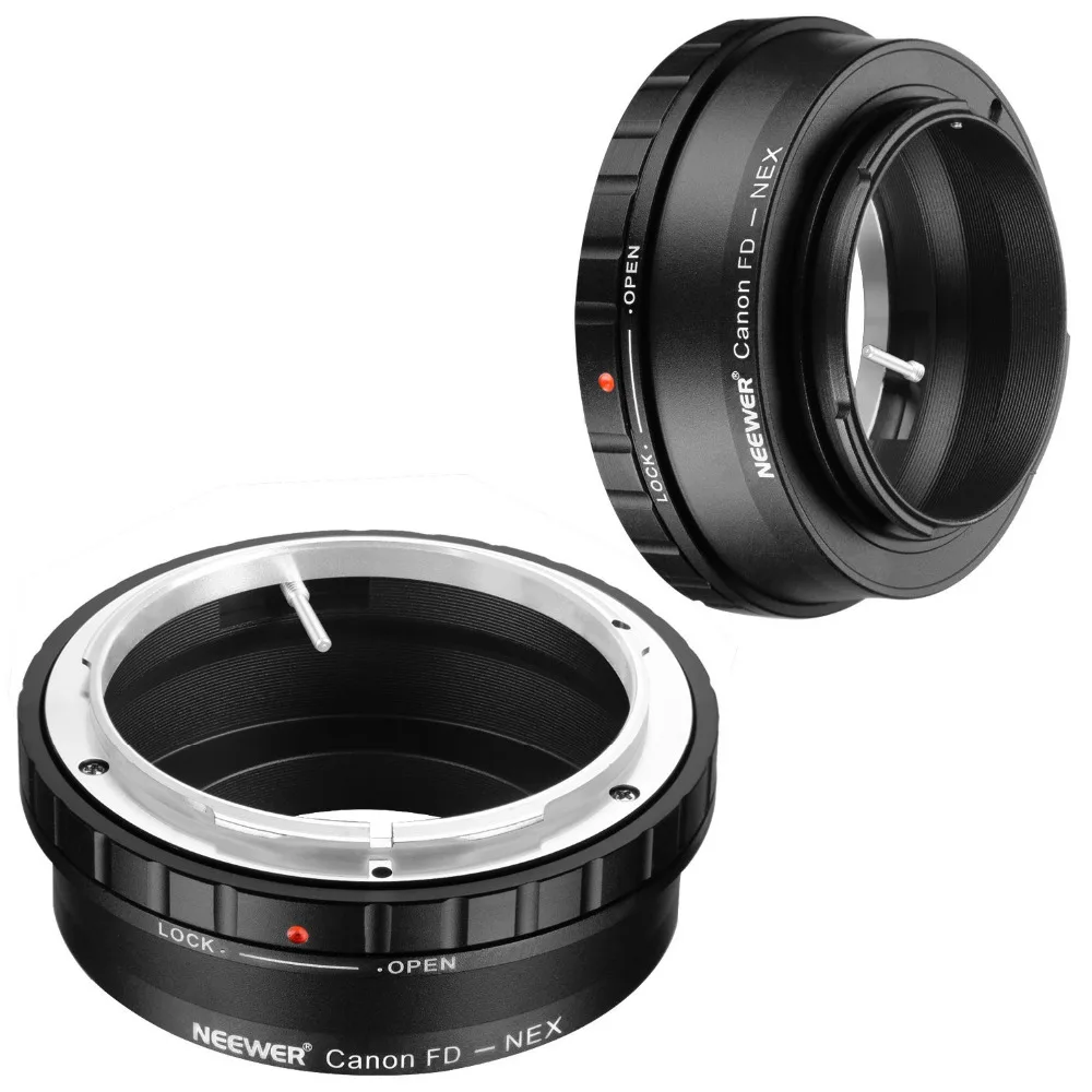 Адаптер для крепления объектива Neewer Canon FD/FL E-Mount камеры Sony Alpha NEX подходит