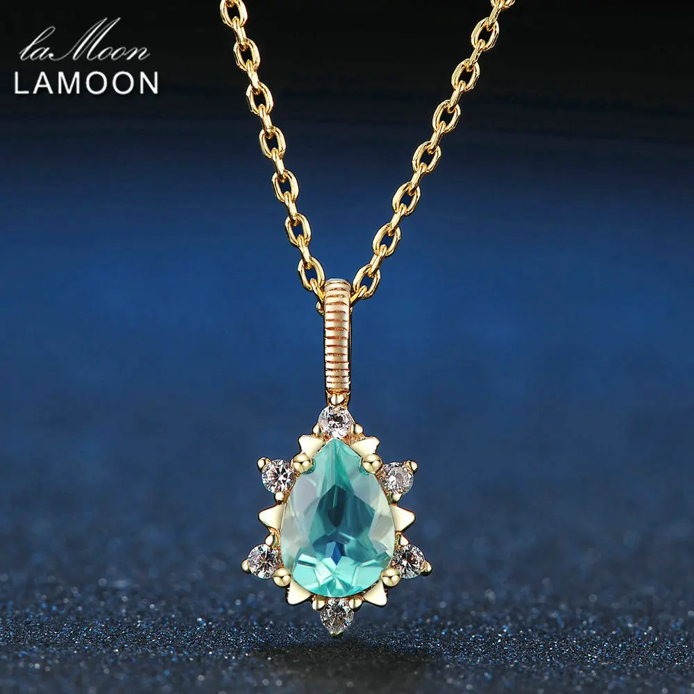 Ювелирные наборы Ламон 100% натуральный 5x7 мм 1ct Апатит драгоценный камень кольцо