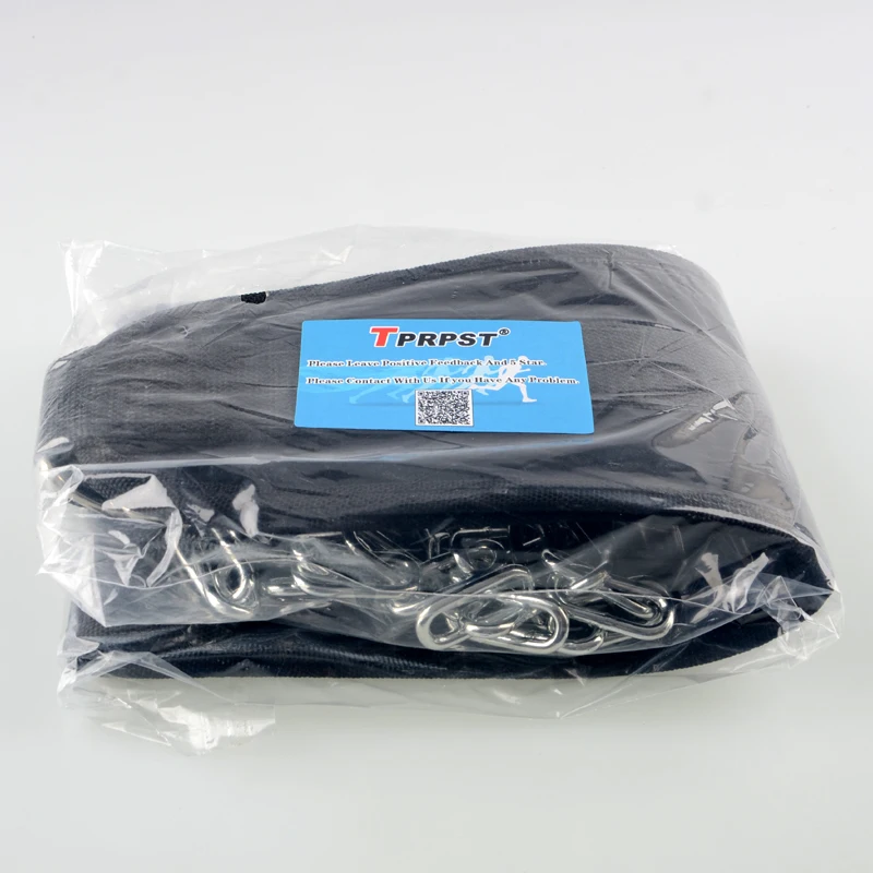 TPRPST нейлоновый ремень для подъема тяжестей с металлической цепью тренировочный