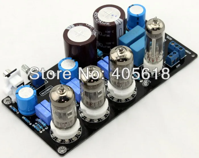

6N4 x3 6Z4 Tube Preamplifier Maratz 7 Valve Pre-amp Assembled Updated Board
