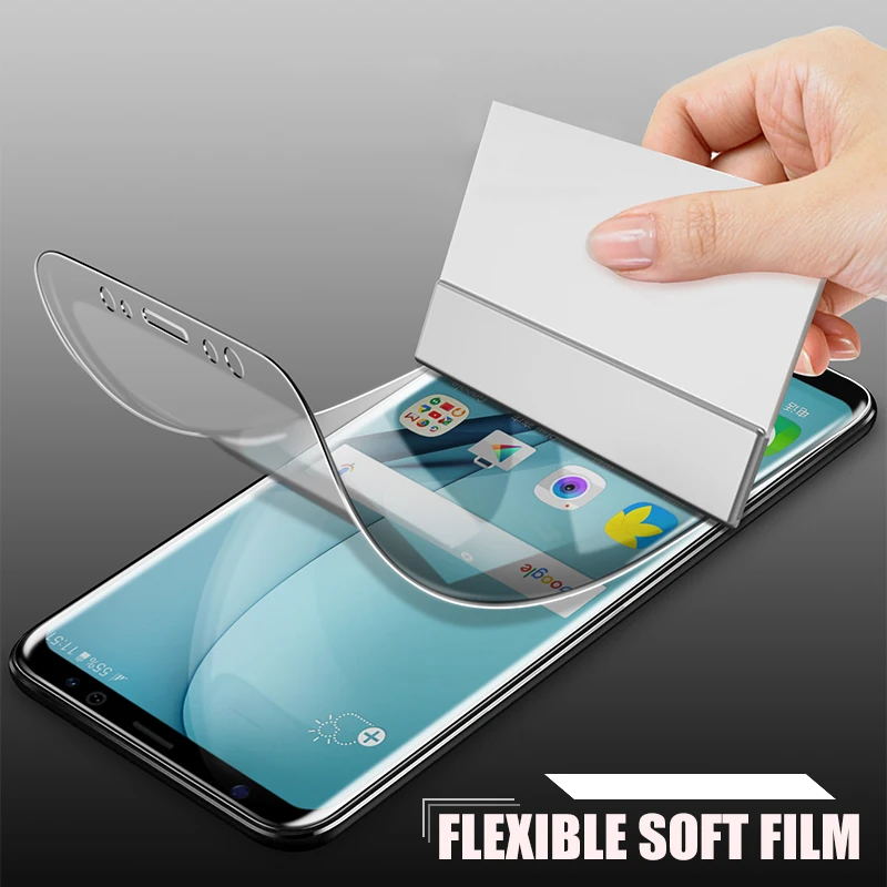 9D изогнутая мягкая пленка для samsung Galaxy S8 S9 Plus Note 8 9 S7 Edge A6 A8 Plus Защитная пленка для экрана чехол