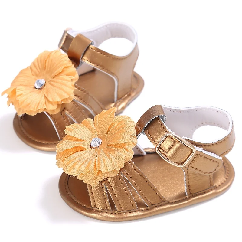 2017 милые кожаные сандалии для новорожденных девочек обувь малышей с мягкой