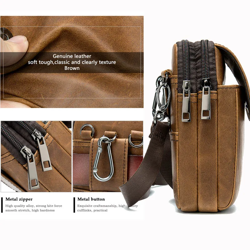 WESTAL небольшая сумочка для телефона мужчин мужские сумки на плечо ремень Мужская