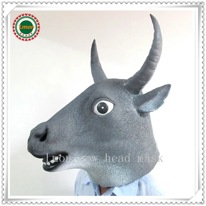 _ Маска на голову для Хэллоуина косплея животных бык/корова/Тау маска животные
