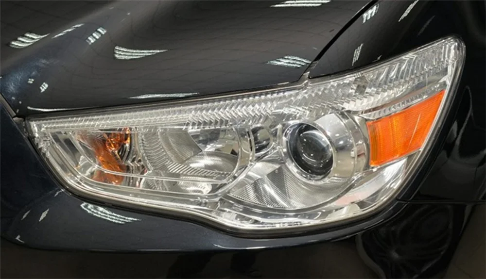 Для Mitsubishi ASX прозрачный автомобильный налобный фонарь с прозрачными линзами