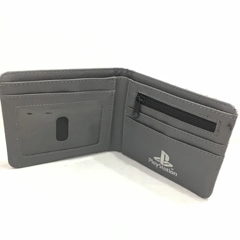 Кошелек для игр с принтом Playstation кожаные короткие кошельки детей держатель карт и