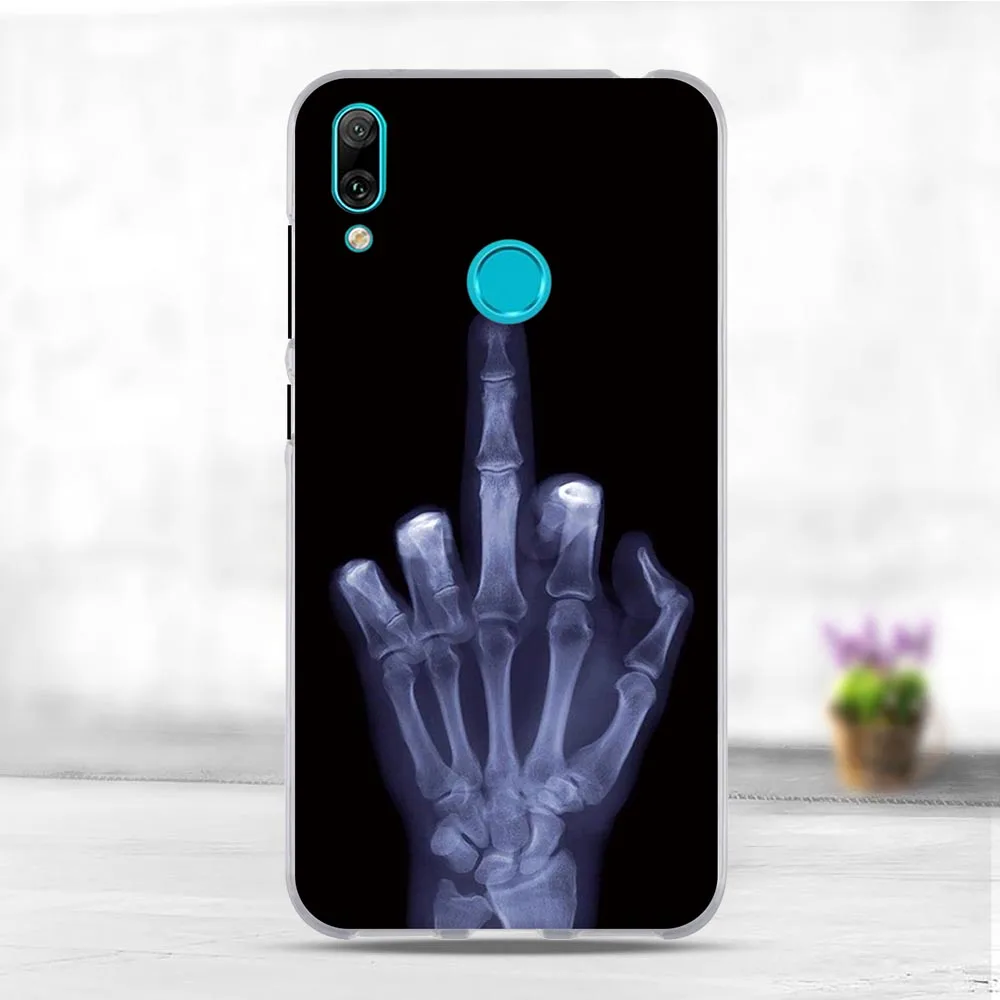 Чехол для Huawei Y7 2019 силиконовый чехол из ТПУ Prime задняя крышка Y 7 | Мобильные