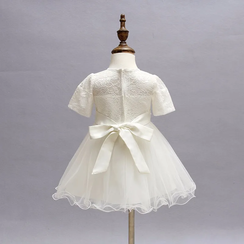 2017 Newest Baby Girl Princess 1 Year Birthday Party Dress Toddler Infant Ivory Red Formal Christening Dresses | Детская одежда и