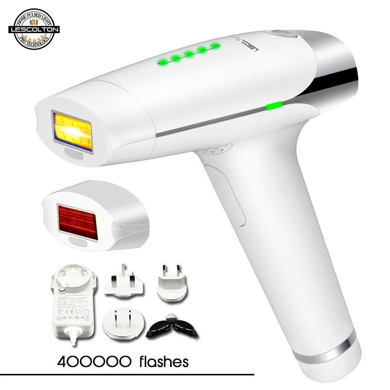 

Lescolton 2in1 IPL Laser Hair Removal Machine Laser Epilator Hair Removal Permanent Bikini body rechargeable depilador a laser