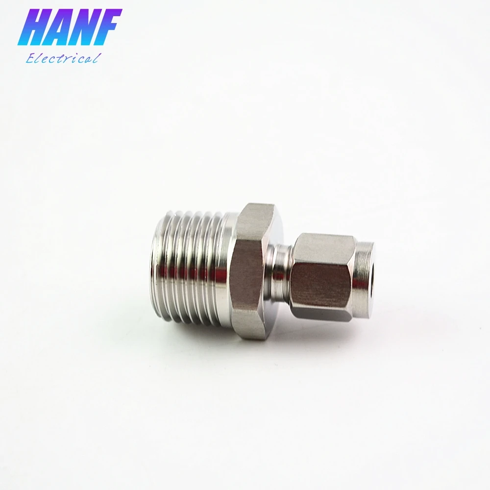 1 шт. SS304 трубные фитинги BSP 1/2 &quotнаружная резьба x 6 мм OD экстремальное прямое