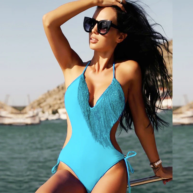 INDRESSME сексуальный Холтер с глубоким v образным вырезом и открытой спиной женские