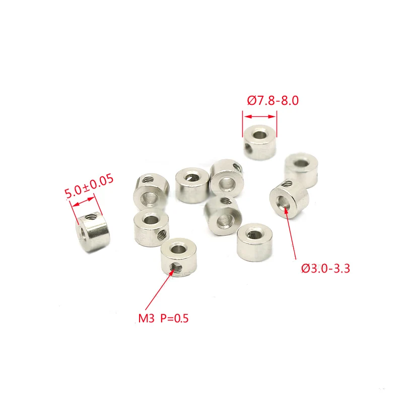 M3 боковое отверстие круглая гайка Горизонтальное гайки блокировочная пряжка