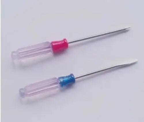 Clear crystal handle cross Phillips screwdriver repair disassemble spare 5PCS