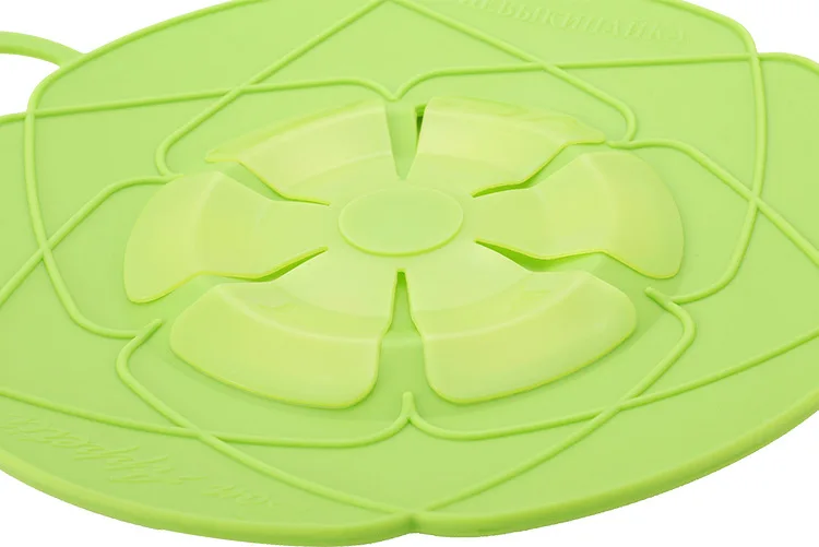 Silicone Lid Spill Stopper Cover for Pot Pan Kitchen Accessories Cooking Tools Flower Cookware Home Kitchen Accessories Gadgets