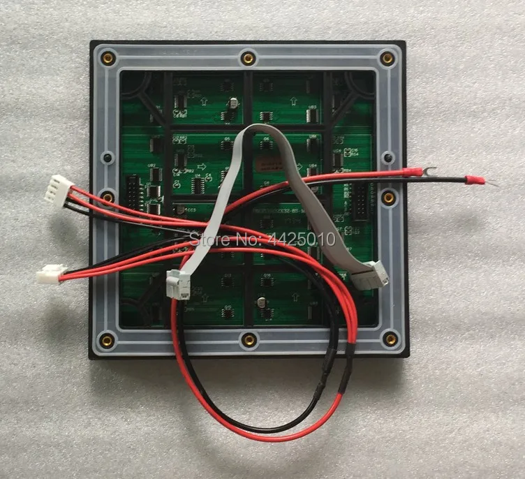 Уличный светодиодный модуль P6 HUB75 интерфейс 2727 SMD 192*192 мм IP65 с проводом|Монитор и