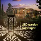 Водонепроницаемый Солнечный садовый светильник s подвесной светильник для украшения сада Двор патио дорожка наземный Светильник Солнечный светодиодный светильник для газона теплый белый