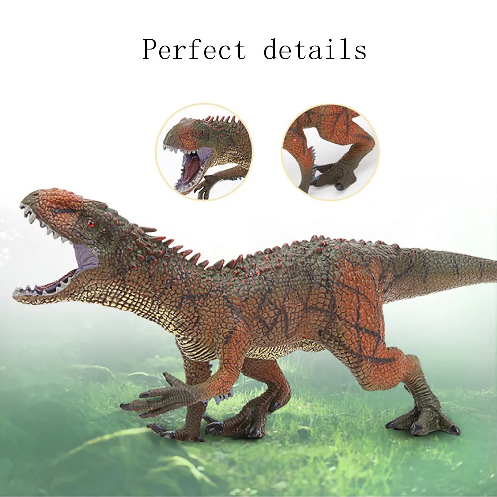 Обучающая модель стиракозавра для детей динозавра игрушка и обучающая Прямая