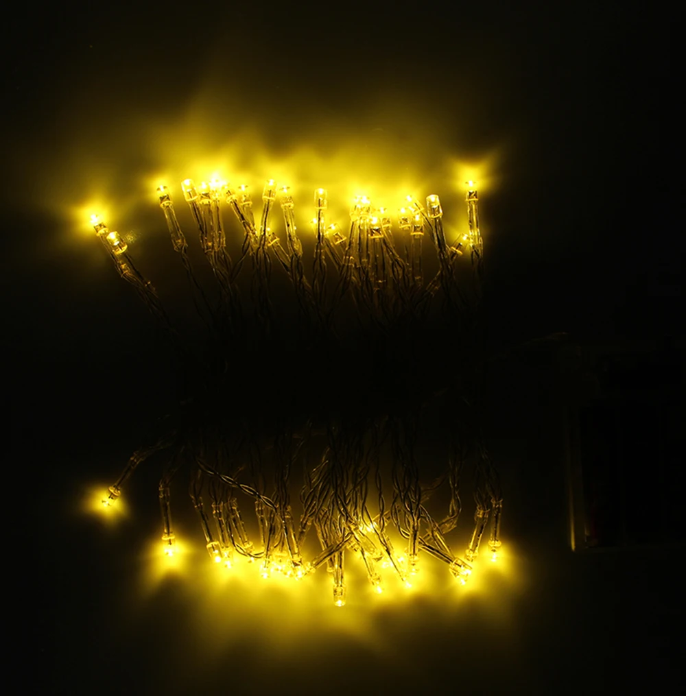 Светодиодная гирсветильник да 5 м 50 светодиодов праздничная Рождественская