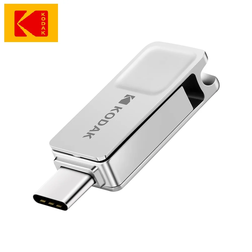 Металлический флеш накопитель Kodak K223C 16 ГБ 32 64 Гб 128 USB3.1 Type C OTG карта памяти memoria USB 3 1