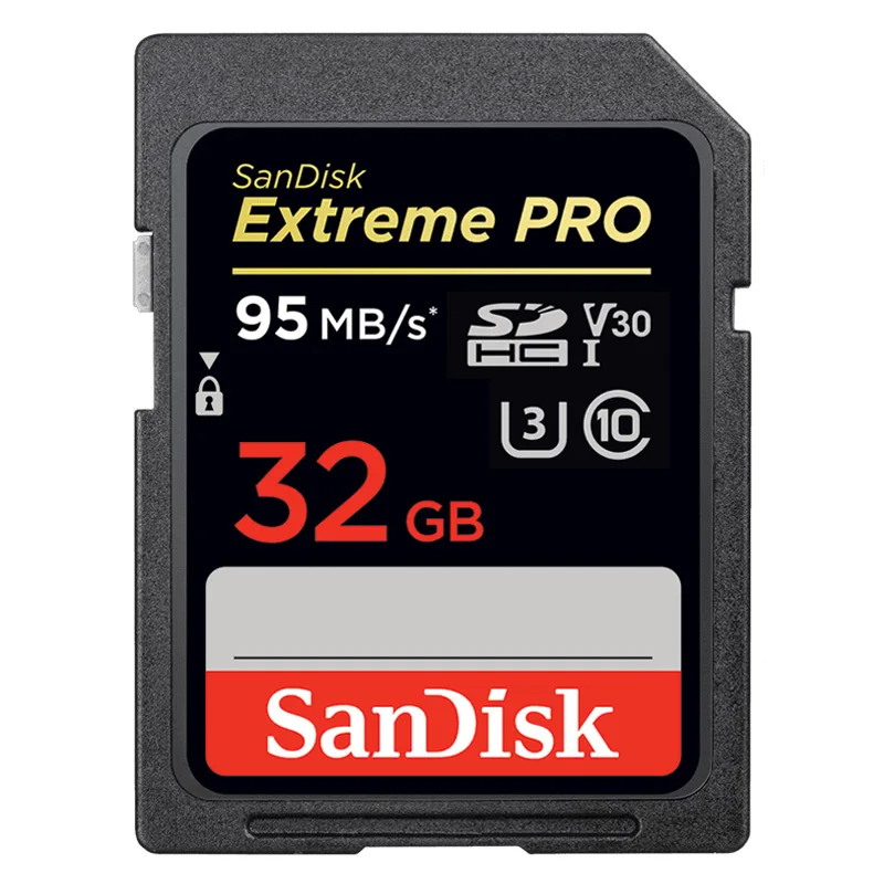SDXXG-032G Двойной Флеш-накопитель SanDisk Extreme PRO sd карты 128 ГБ 256 SDXH до 170 МБ/с. скорость чтения sd card 64 ГБ 32 ГБ оперативной памяти, 16 Гб встроенной памяти, до 95 МБ/с. скорость чтения карты памяти - Емкость: SDXXG-032G