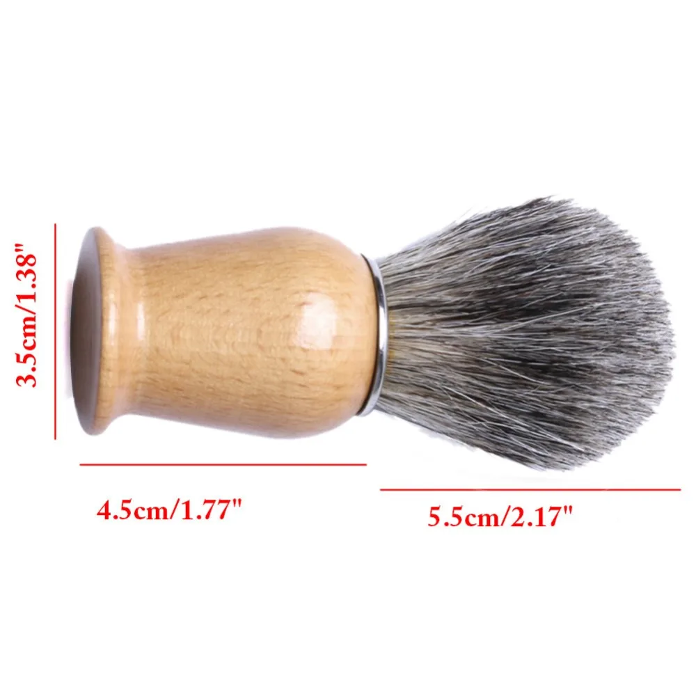 Щетка для влажного бритья с деревянной ручкой мужчин|Помазок| |