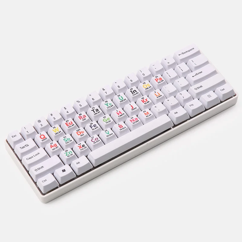 KBDfans химический элемент цикл колпачки OEM Dye-sub 32 клавиши в комплекте MAC ключи для cherry mx механическая клавиатура