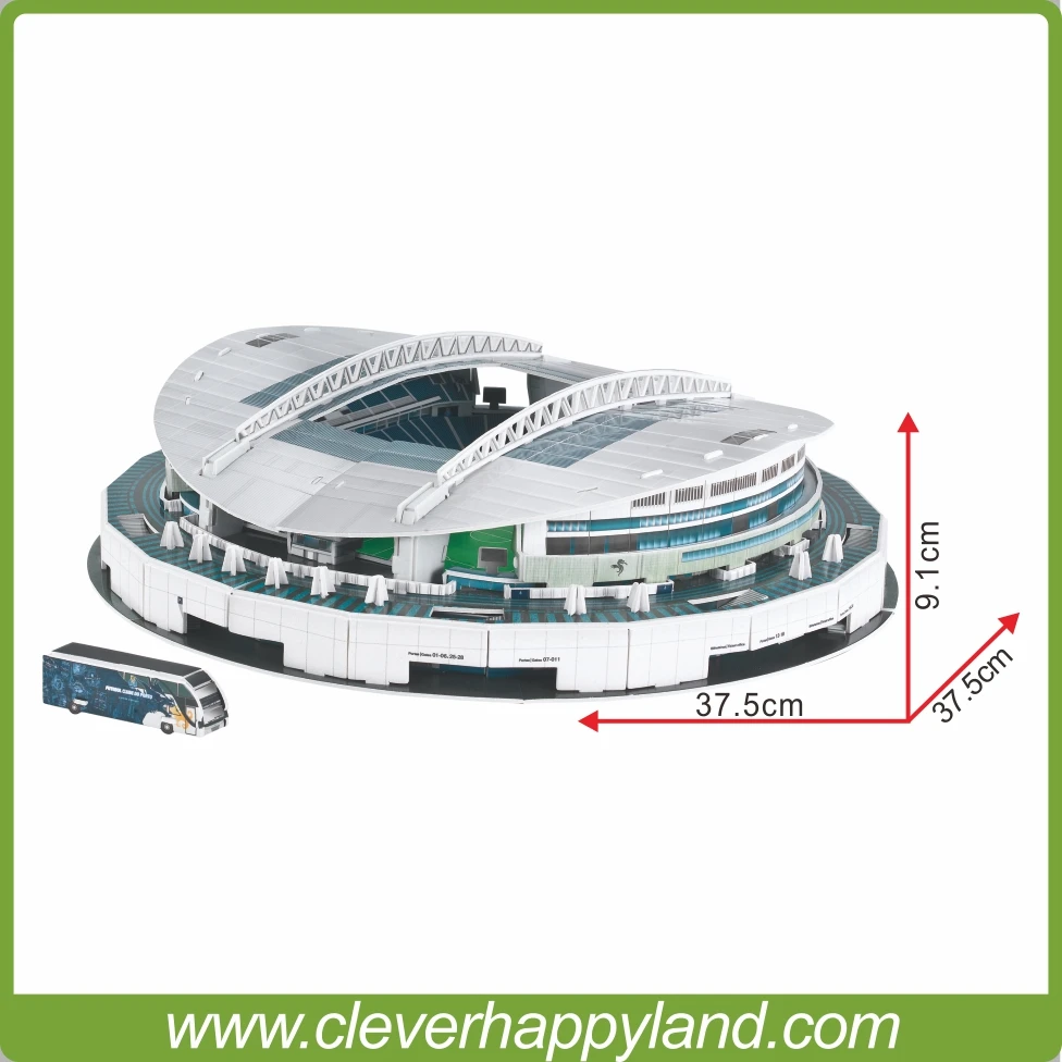 3D пазл футбольный стадион Estadio do Dragao Португалия сувенирная головоломка модель