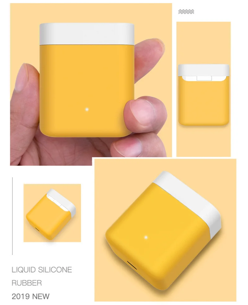 Силиконовый чехол для наушников с карабином для Xiaomi Airdots Bluetooth беспроводная гарнитура защитный чехол