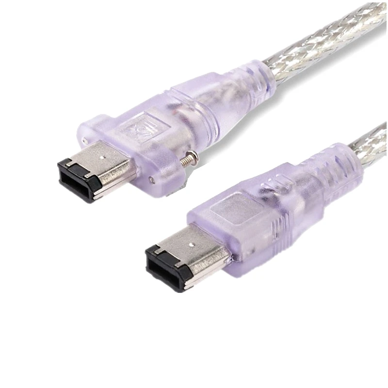 

Промышленная камера IEEE 1394A data line 6-контактный к 6-контактному штекерному кабелю FireWire IEEE1394 с винтами, фиксированными для Prosilica AVT