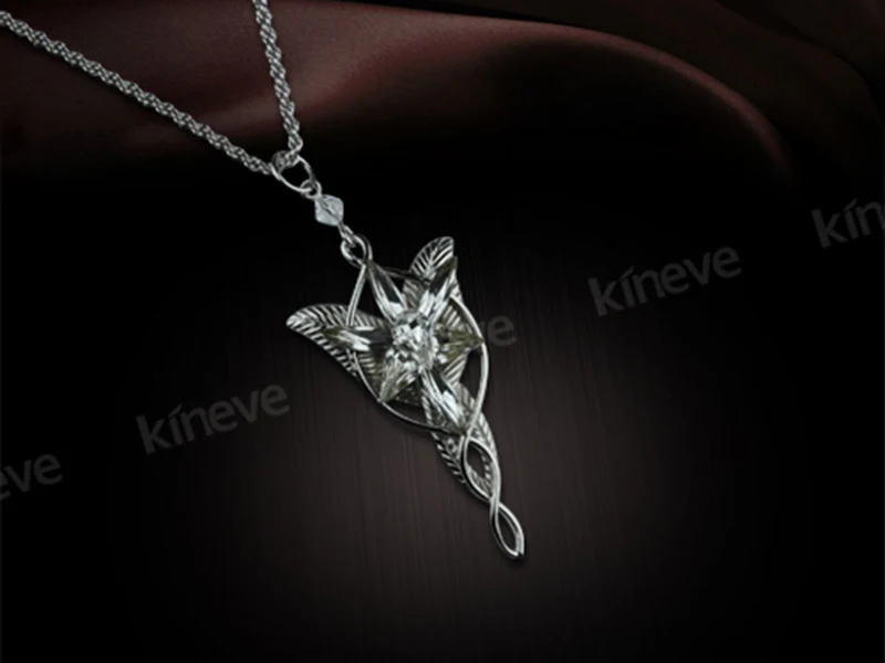Кольцо Lord LOTR ювелирное изделие Красивая подвеска с кристаллами Arwen Evenstar Женское