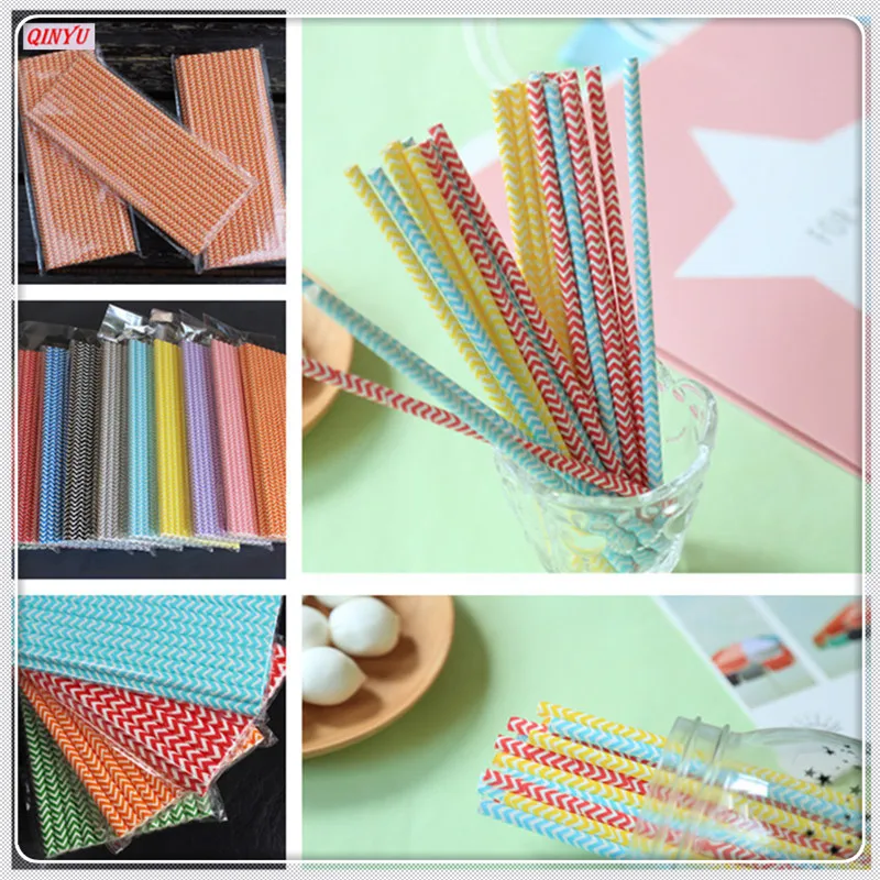 25pcs disposable straws birthday party festive supplies decoration paper drinking biodegradable 5zsh889 | Дом и сад