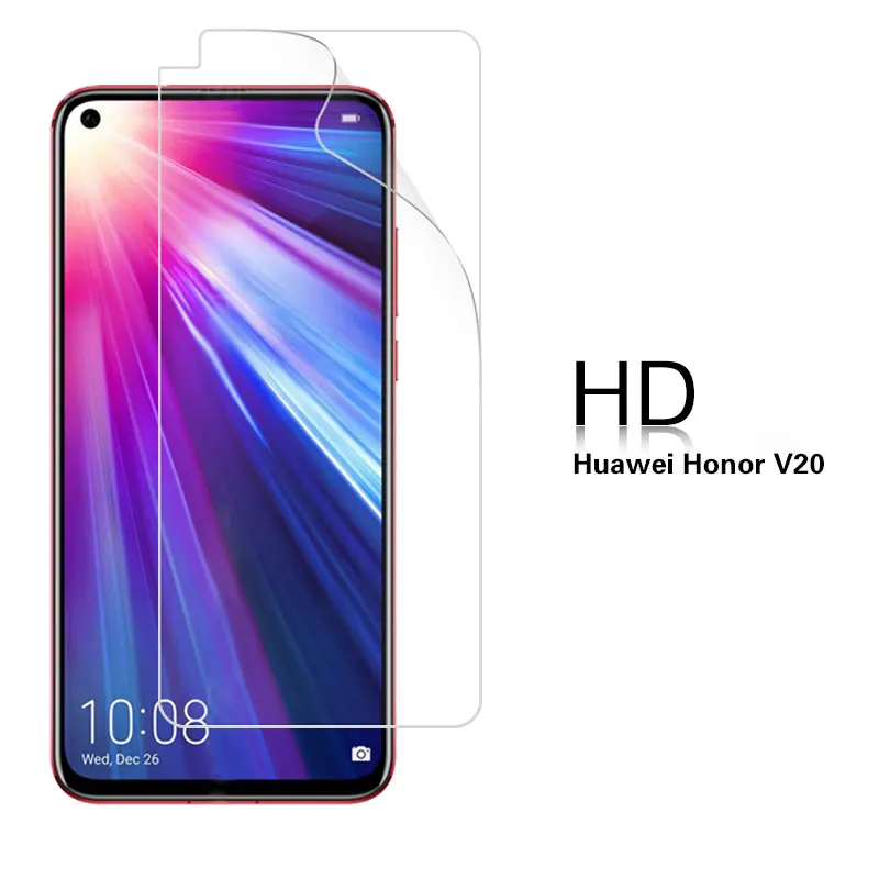HD прозрачная глянцевая пленка для Huawei Enjoy 9 Honor Play 8A V20 Nova 4 P Smart Y7 Pro 2019 Антибликовая