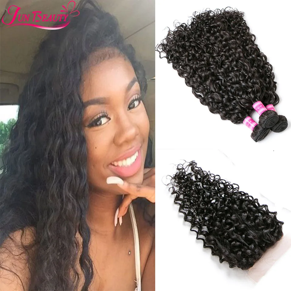 Малайзии Вода Волна С Закрытия Необработанного Девственной Волос Lace Closure Дешевые